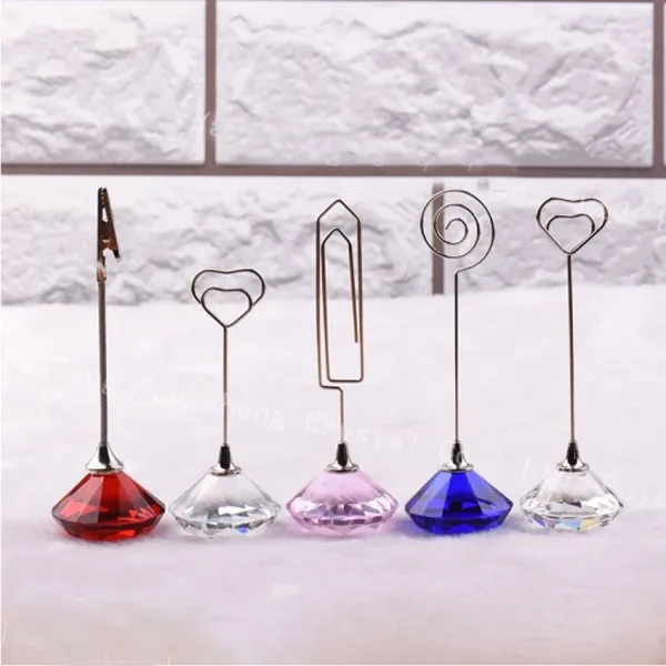 Crystal Diamond Shape Memo holder 7