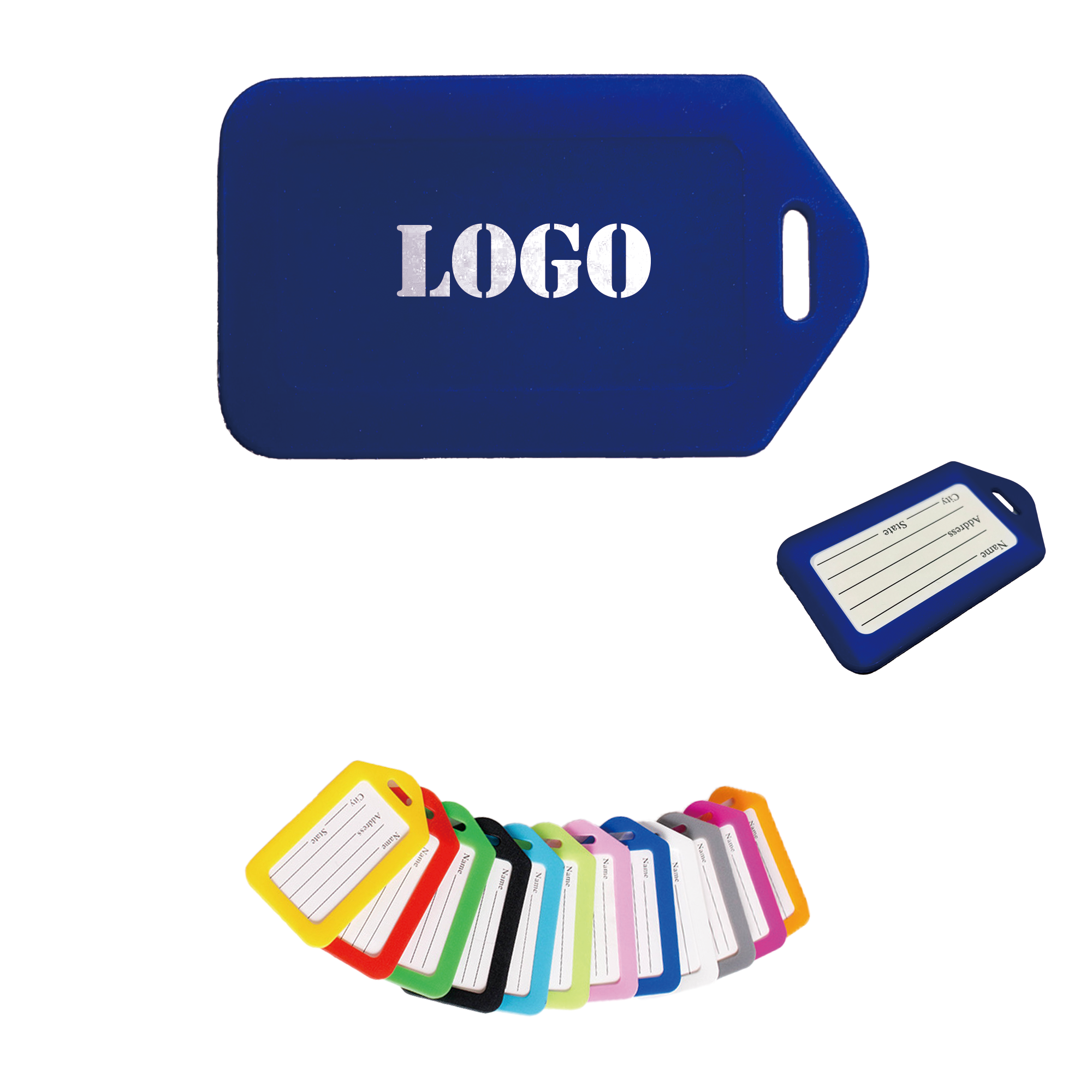 Plastic Luggage Tag Holder 2