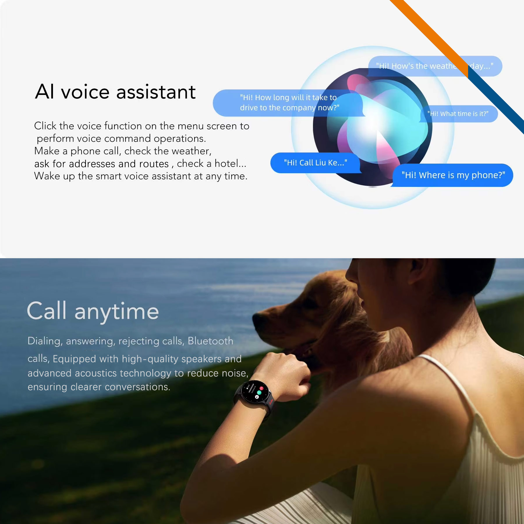 Edgar Fitness Tracker Smart Watch 6