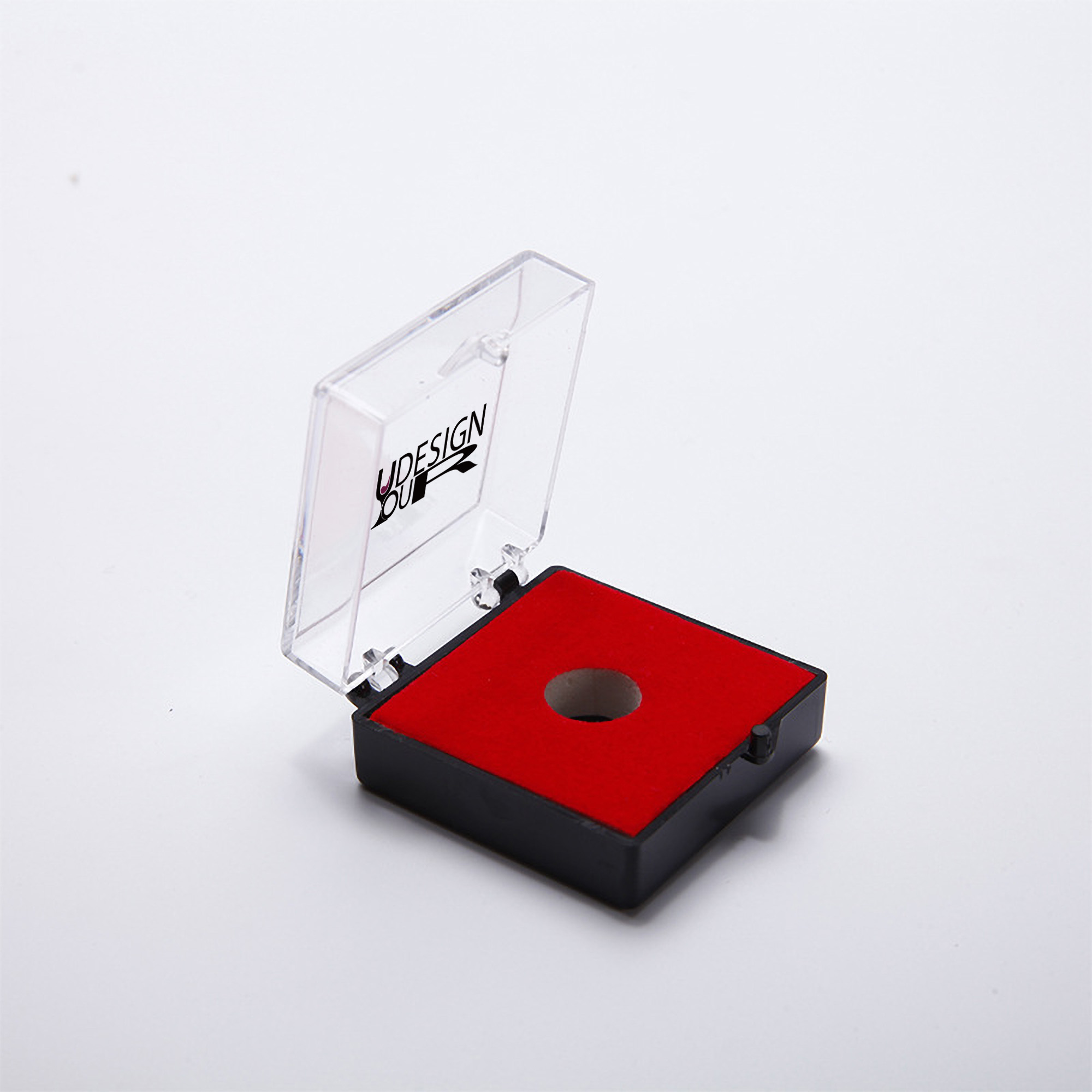 Clear Lined Gift Box Lapel Credentials Pins Crystal 4