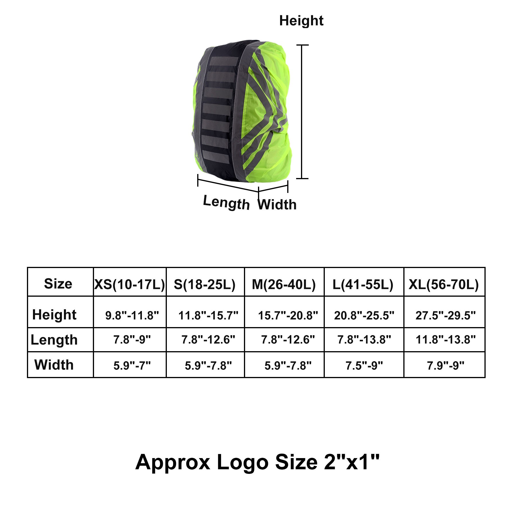 High Visible Backpack Cover 2