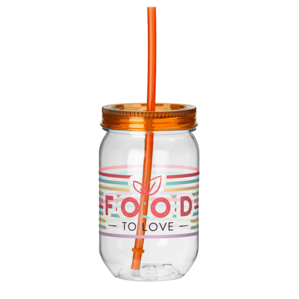 Fiesta Mason Jar Tumbler - 22 Oz. 12