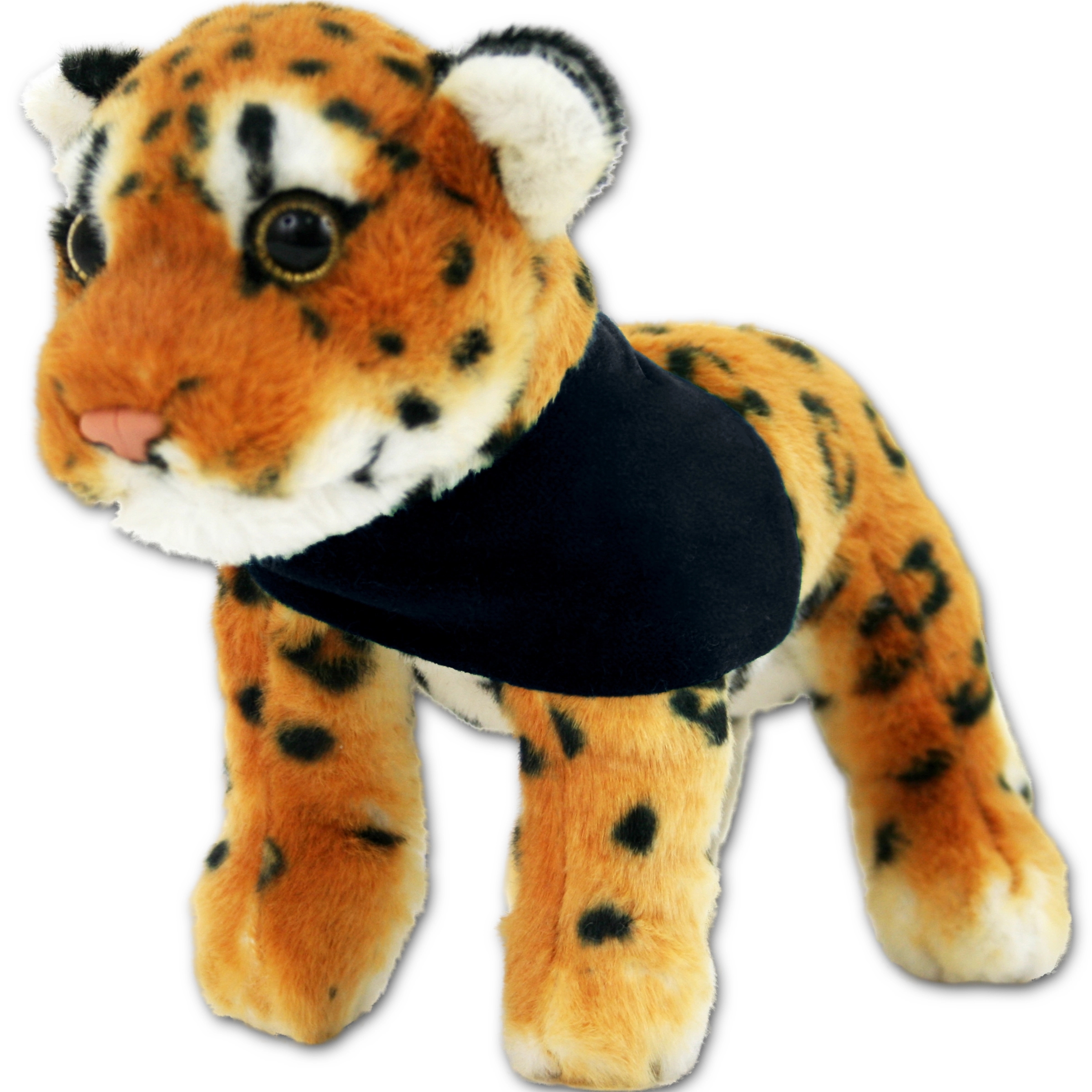 8" Jungle Animals Standing Brown Leopard 10
