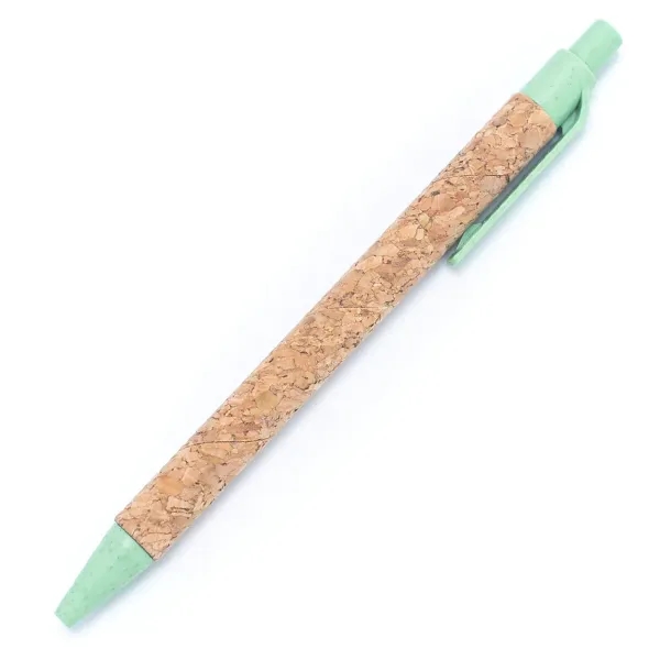 Cork and Wheat Straw Ballpoint Pen 3
