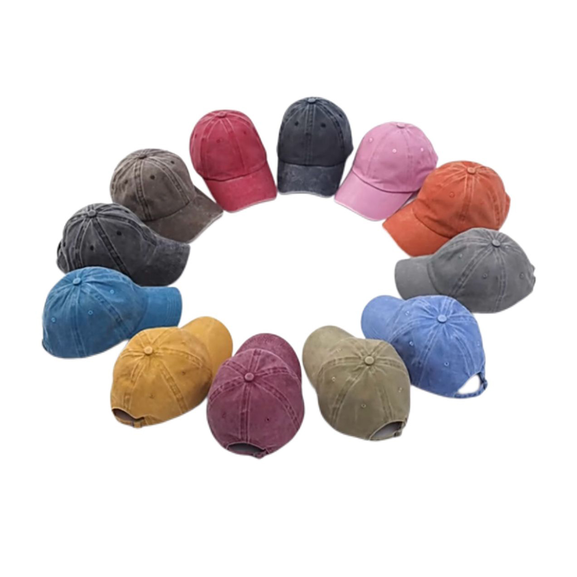 Washed Cotton Baseball Cap 4