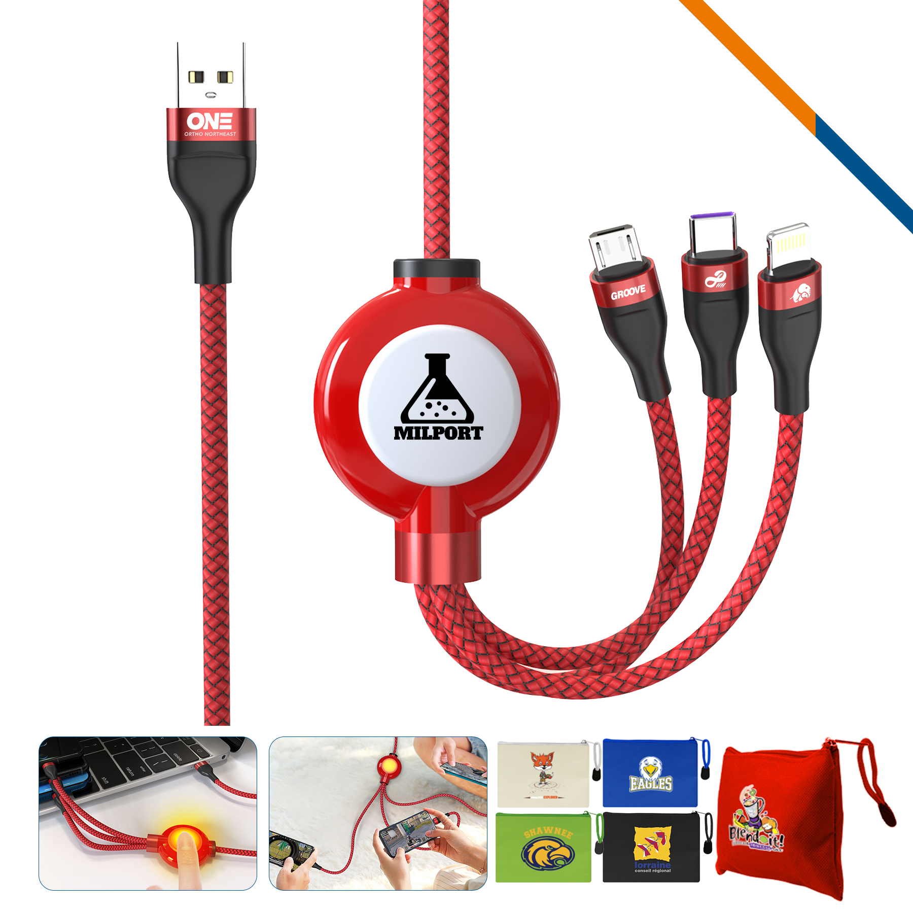 Nitu 3in1 Charging Cable 2