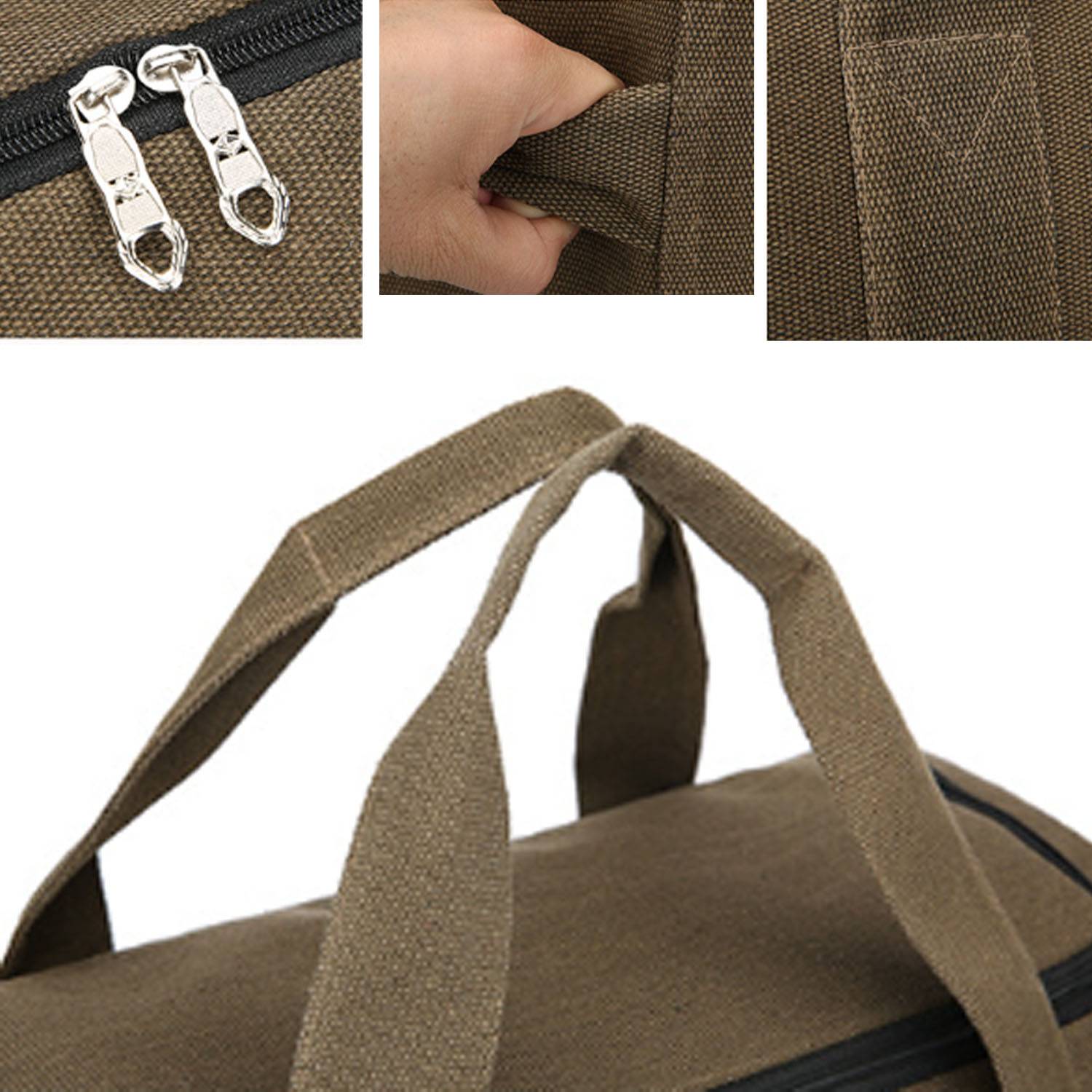 Canvas Large Capacity Portable Duffel Bag 5
