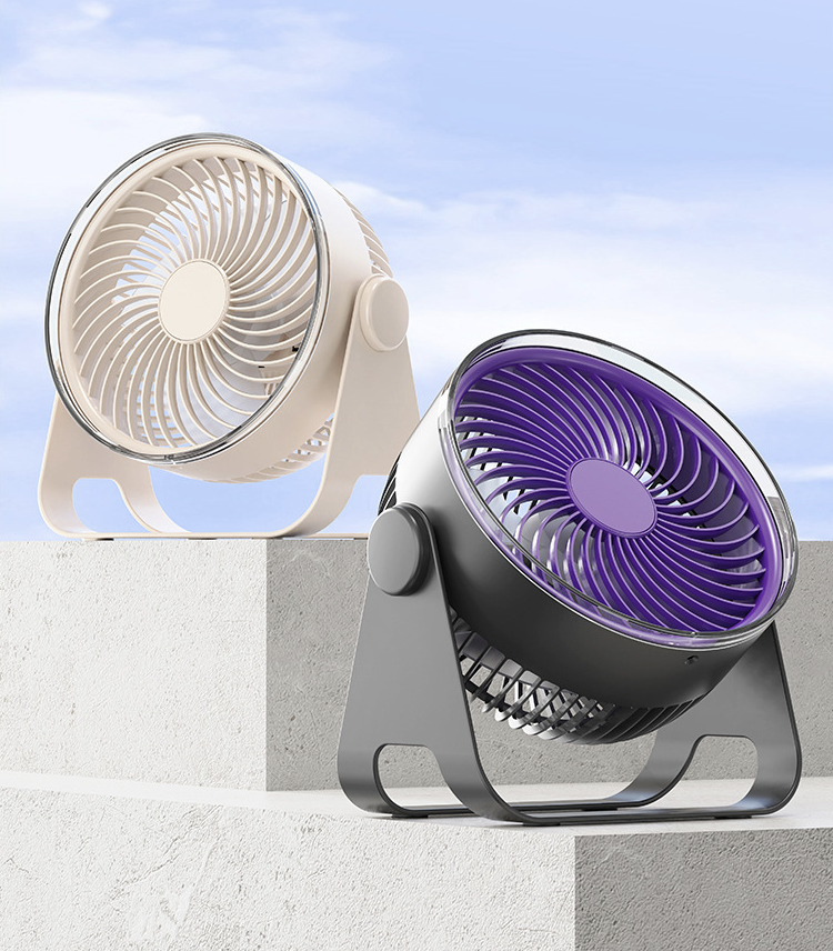 Rechargeable Wireless Table USB Fan 6