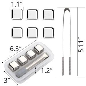 Stainless Steel Quick Freeze Cooling Stone Set 2