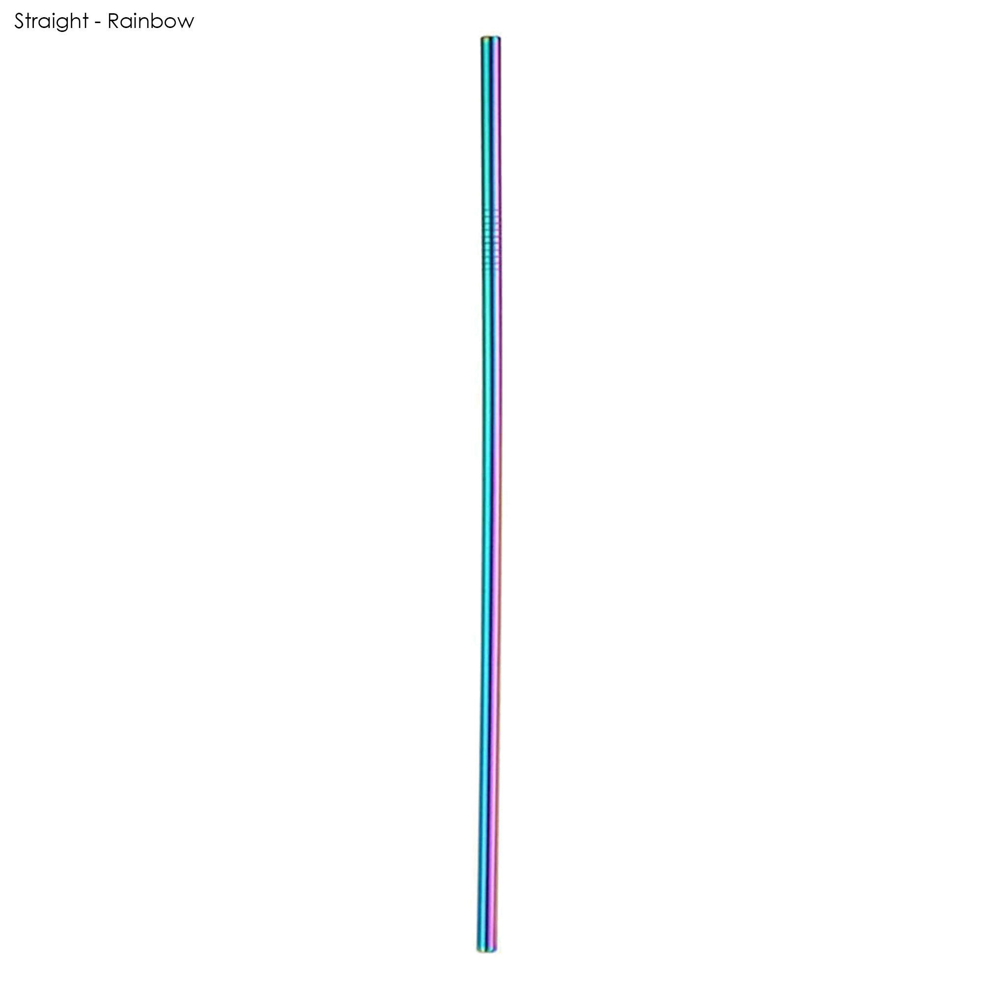 Stainless Steel Straw 6MM x 215MM - Colour 3