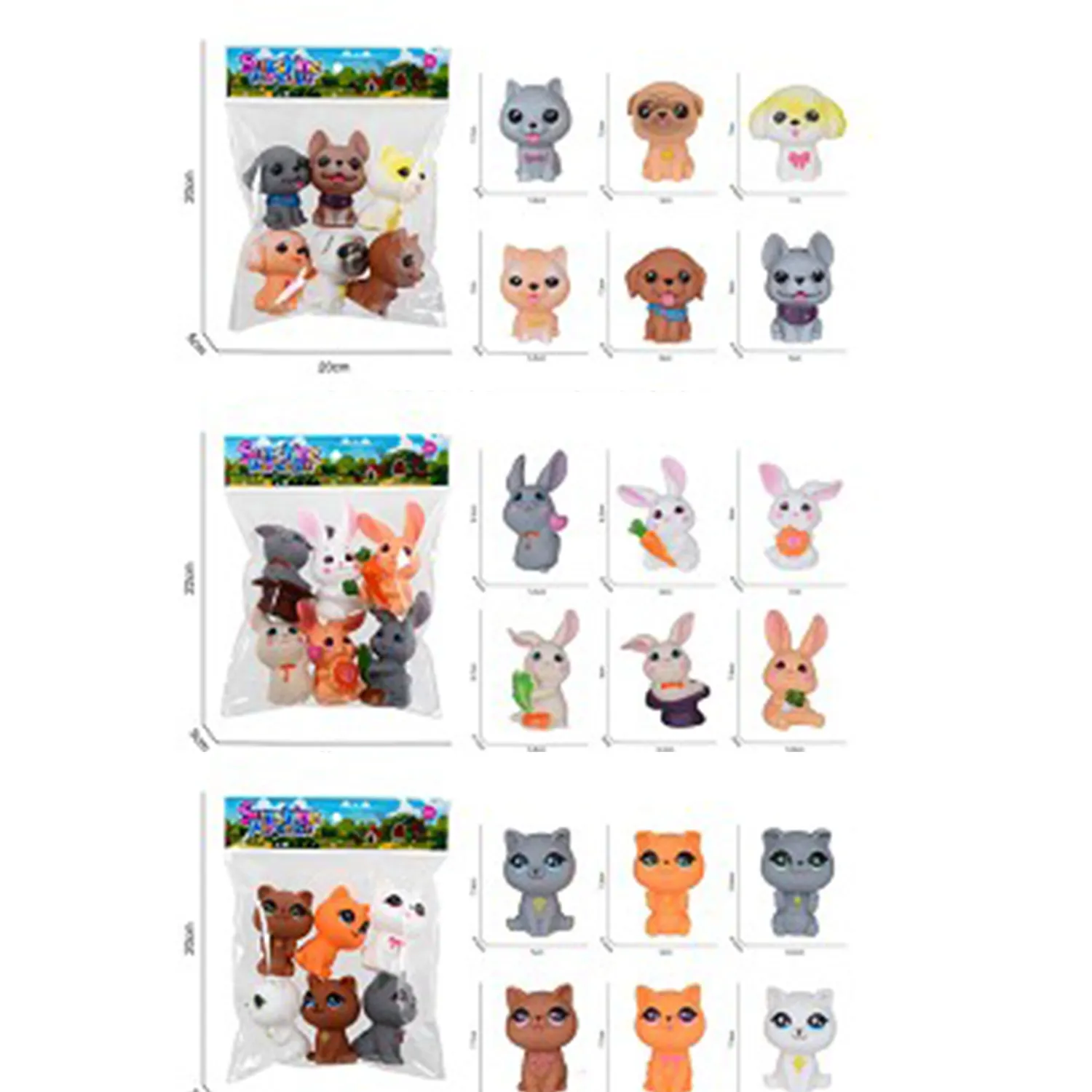 PVC animal toys series 3