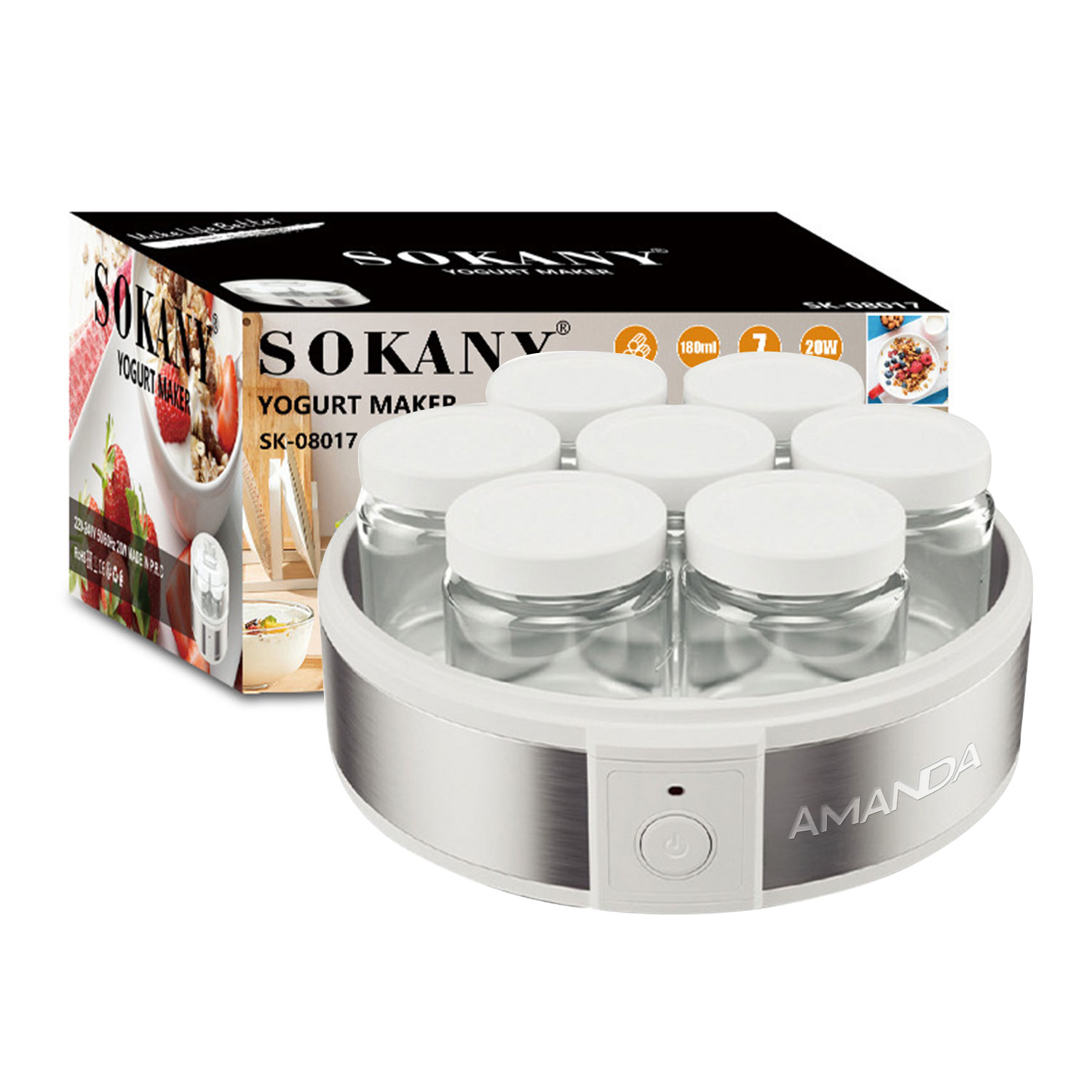 Homemade Yogurt Maker Machine w/ 7 cups 3
