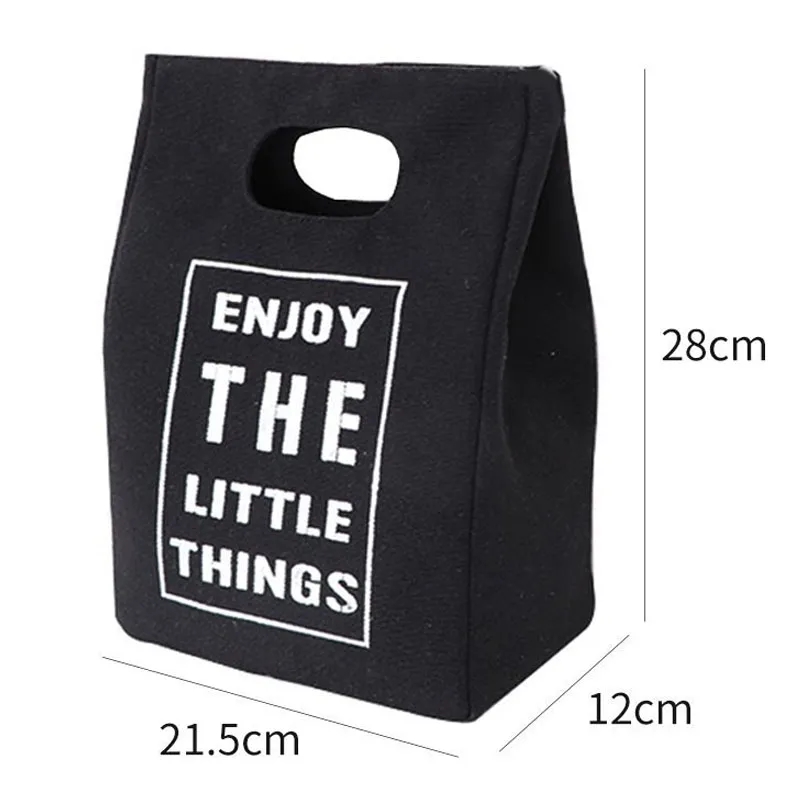 Insulated Canvas Lunch Cooler Bag 4