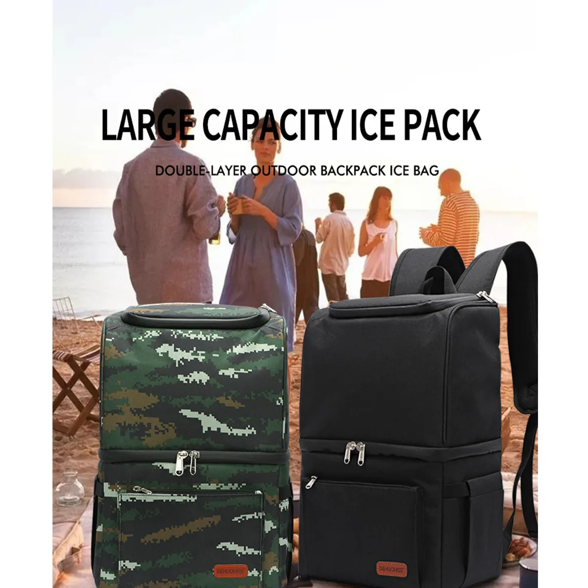 Portable Multi-Function Foldable Insulated Lunch Cooler Bag 2
