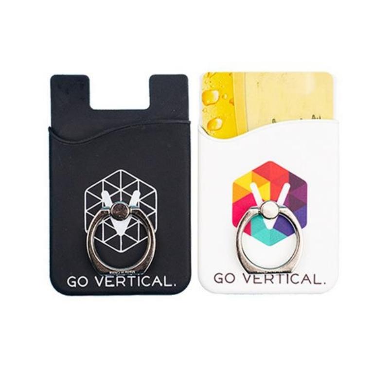 Silicone Phone Wallet w/ Finger Ring Holder 4