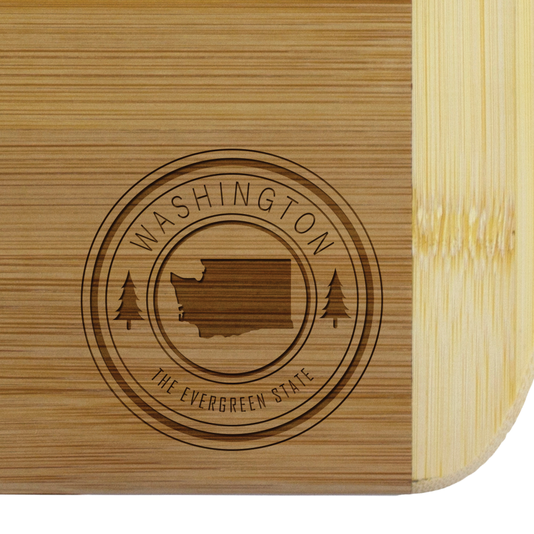 Washington State Stamp 2-Tone 11" Cutting Board 2