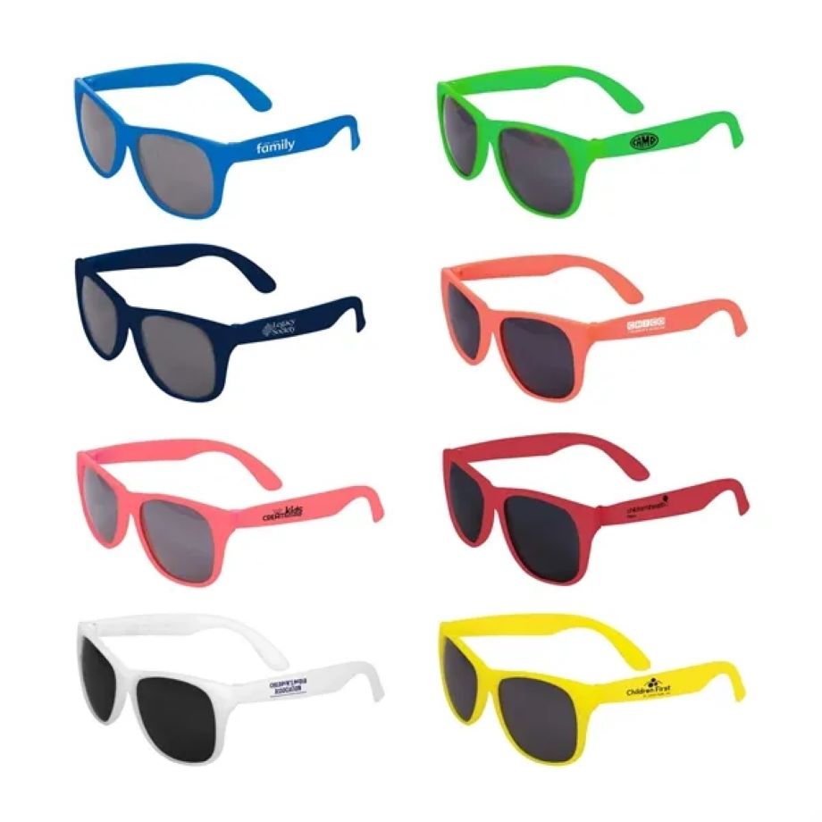 Kids Single Color Matte Sunglasses 3