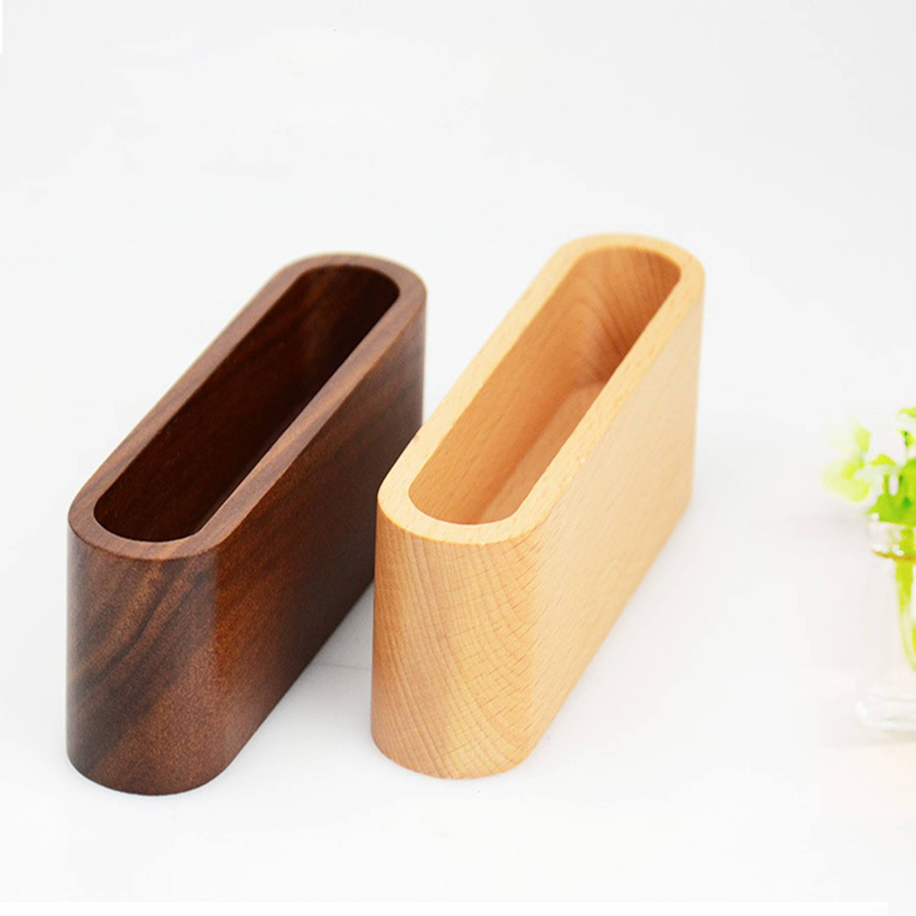 Wooden simple business card holder 3
