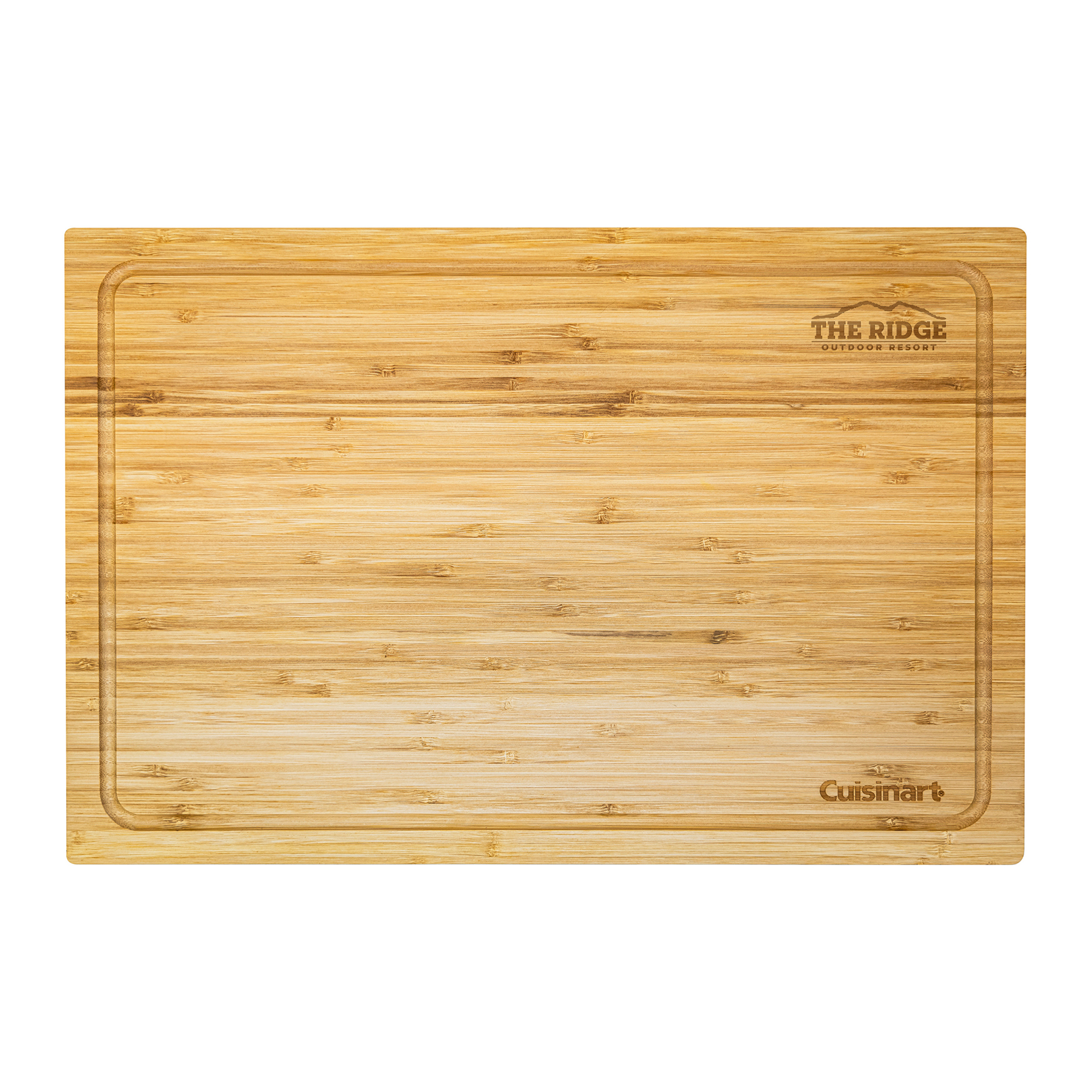 Cuisinart Outdoors® Bamboo Cutting Board With Hidden Tray 17