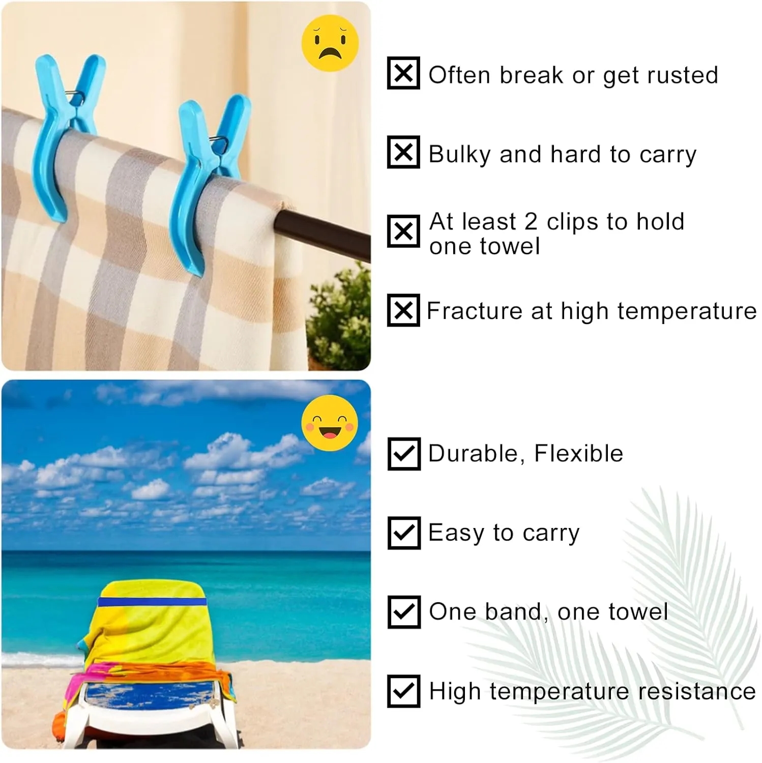 Beach Chair Towel Clip 2