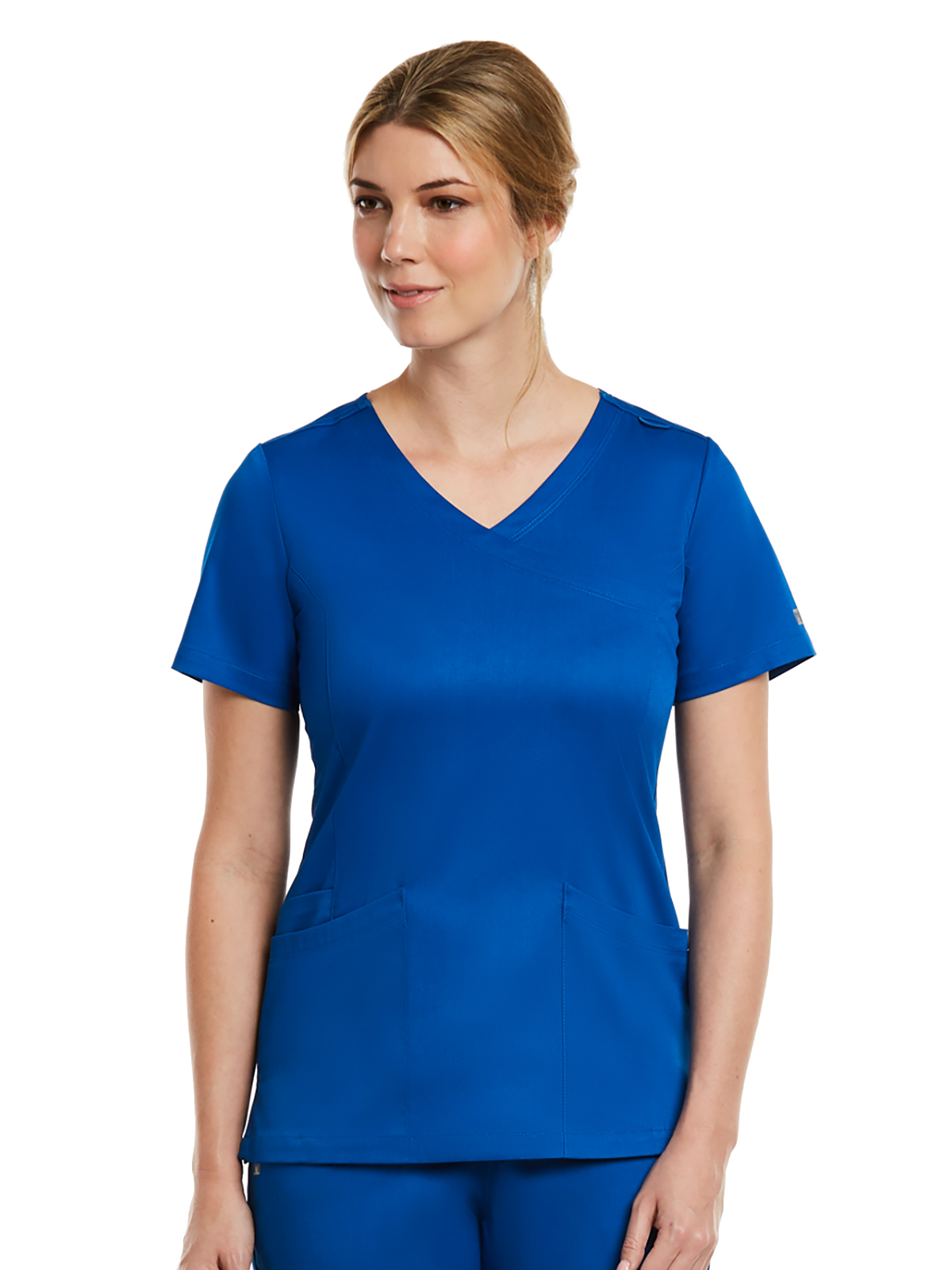 Maevn - Matrix - Women's Three-Pocket Curved Mock Wrap Top 7
