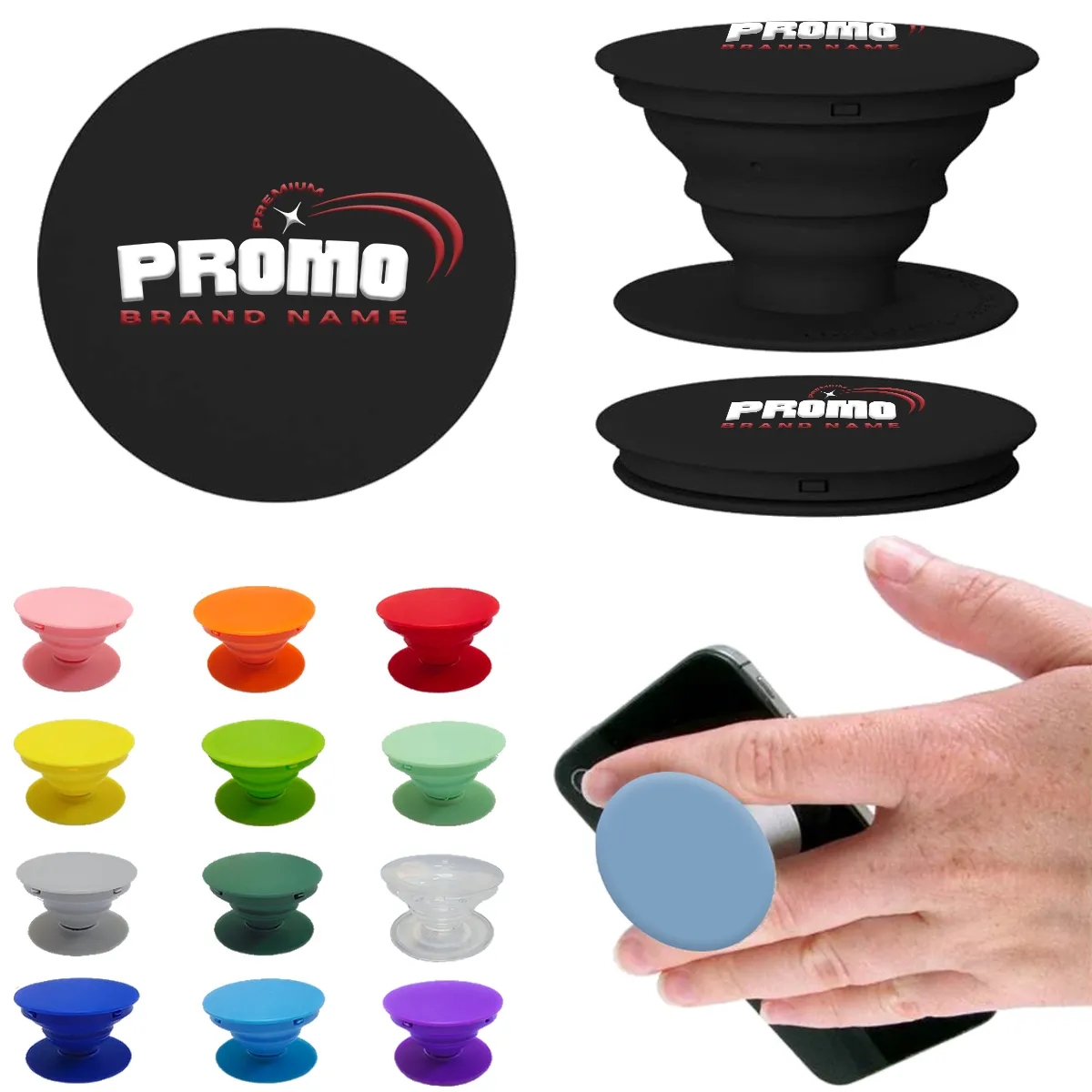 Collapsible Phone Grip Stand Expanding Kickstand 3