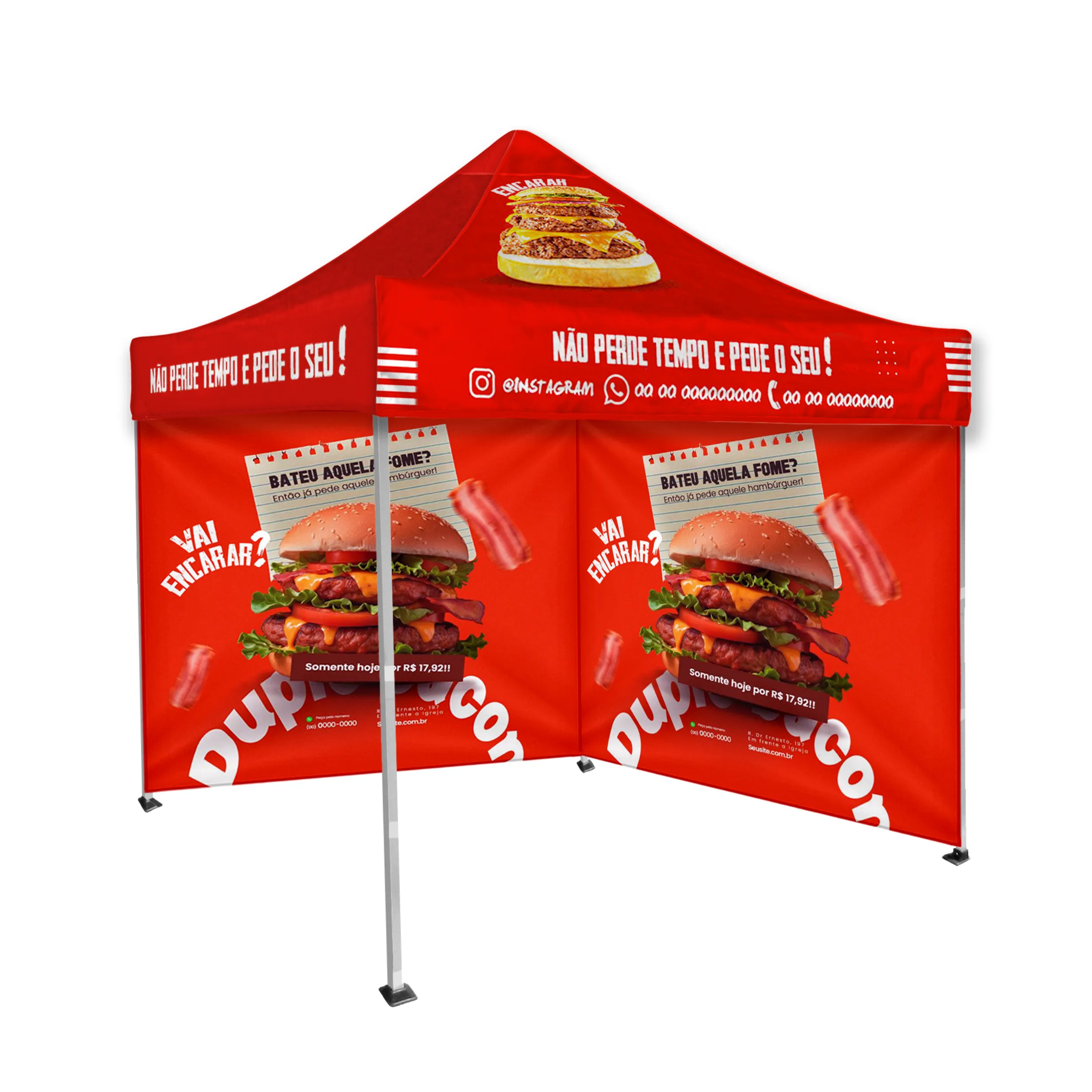 10'x10' Tent Canopy with frame and two full wall 1