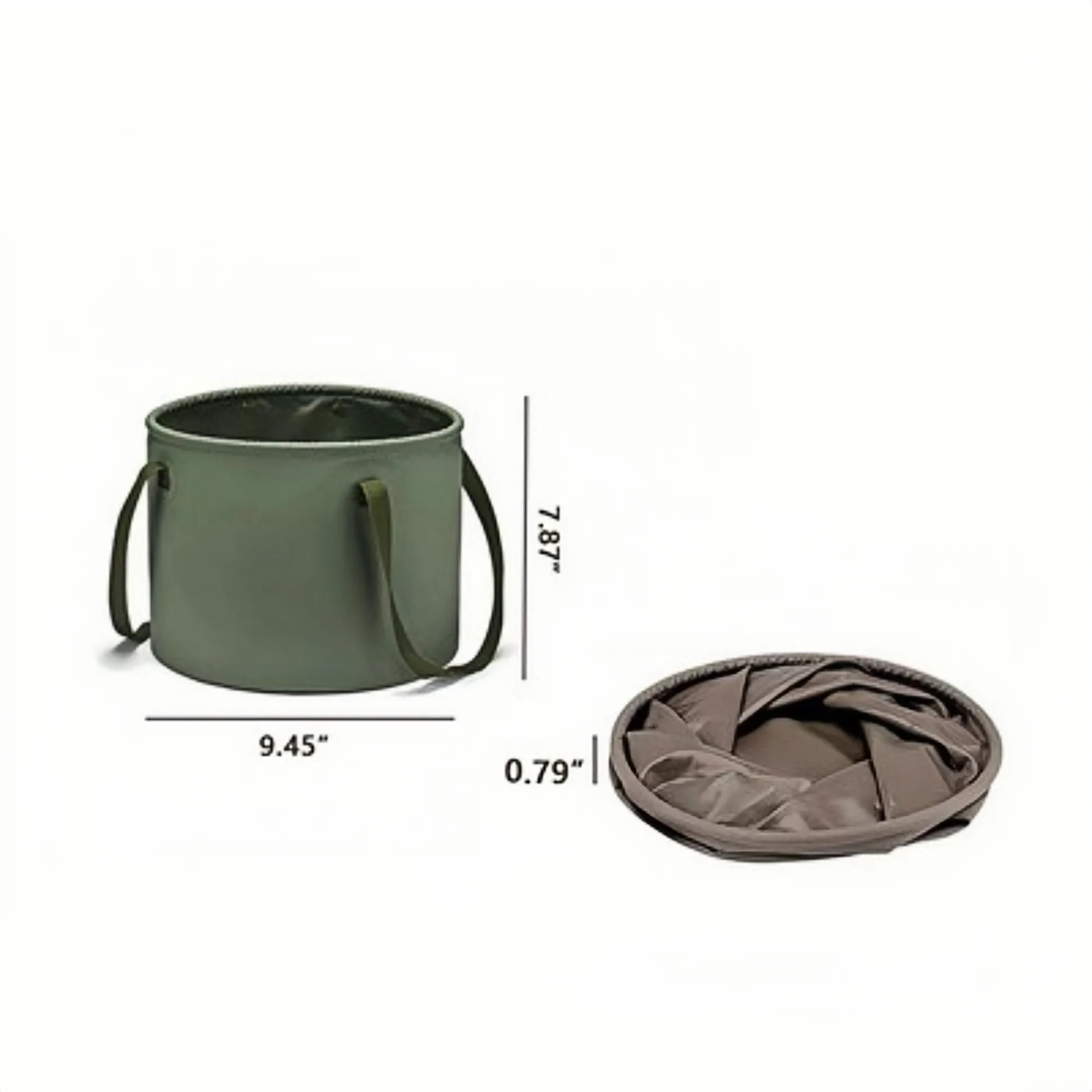 Custom portable foldable fishing storage bucket 5