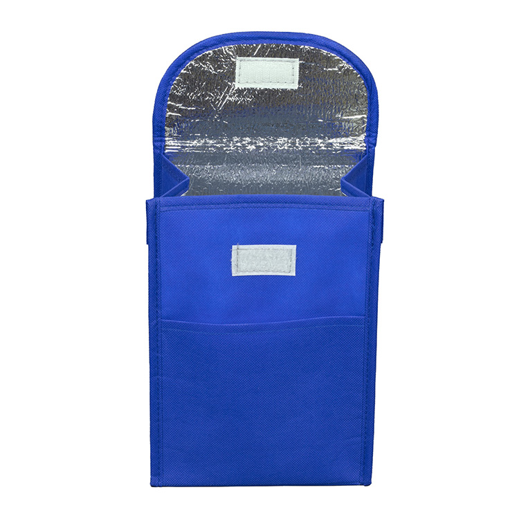 7"W x 10"H x 5"Gusset - "ARCTIC CHILL" Tall Insulated Cooler Lunch Tote with Hook & Loop Closure 14