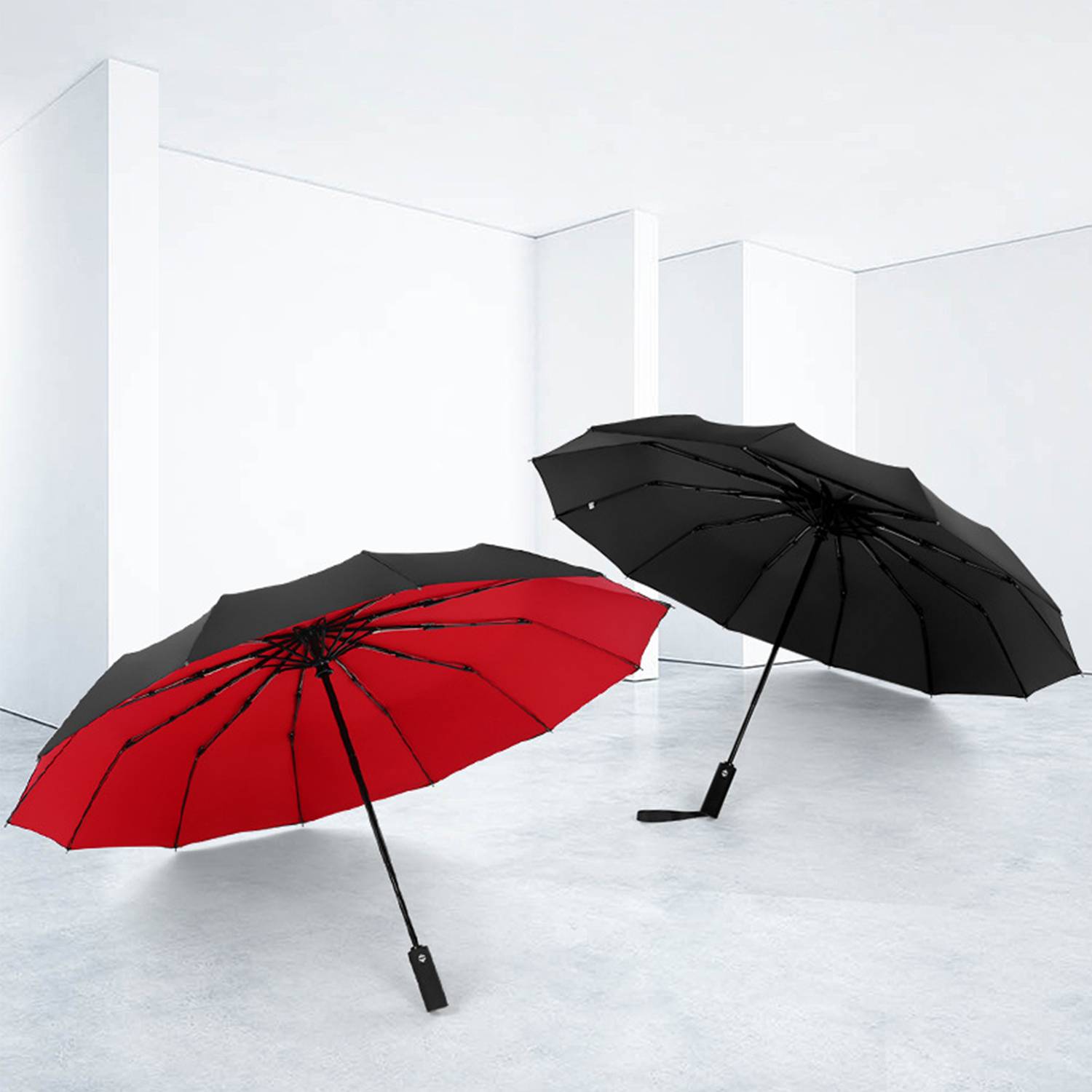 41" Travel Umbrella W/ Double Canopy 6