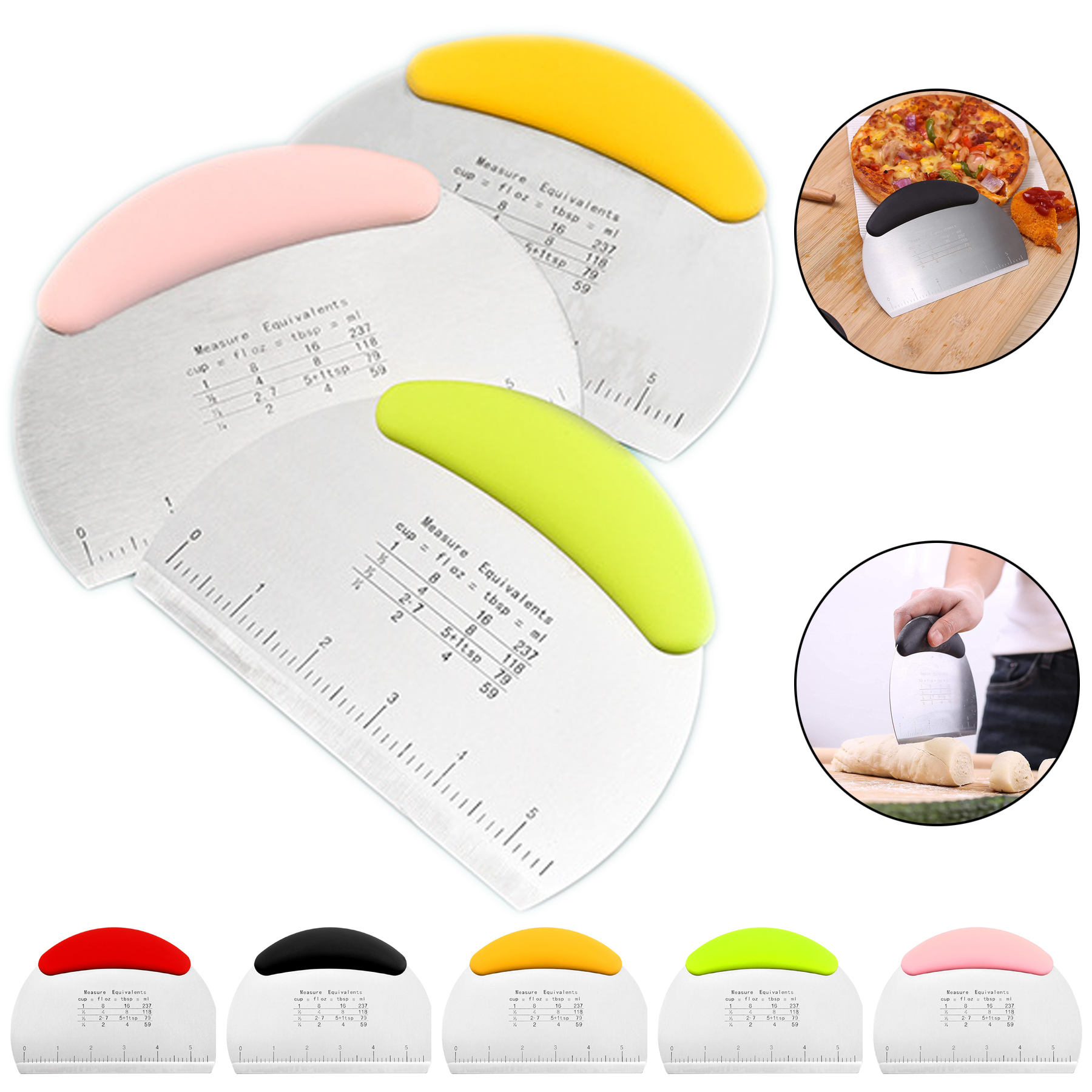 Stainless Steel Dough Scraper Cutter 1