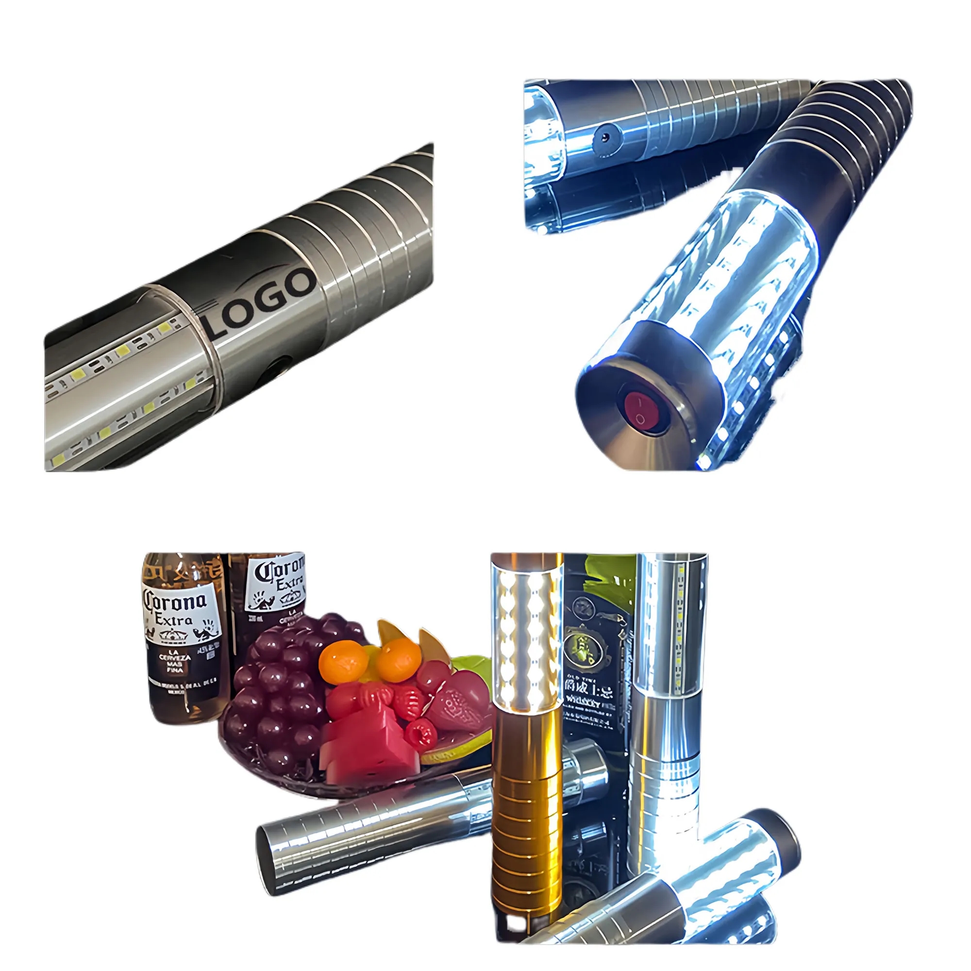 Rechargeable LED Party Stick For Champagne