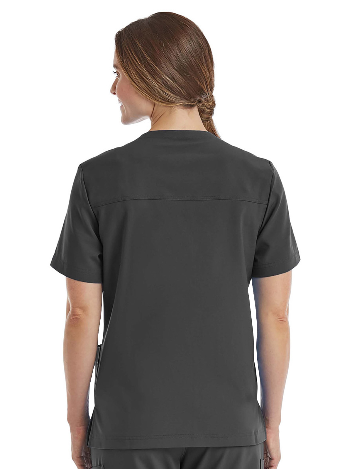 ScrubJoy Fit-4-All - Unisex Three-Pocket V-Neck Top 2