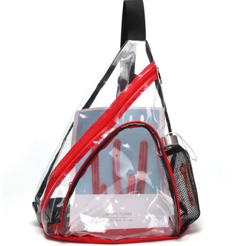 Clear PVC Crossbody Bag With Adjustable Strap 6