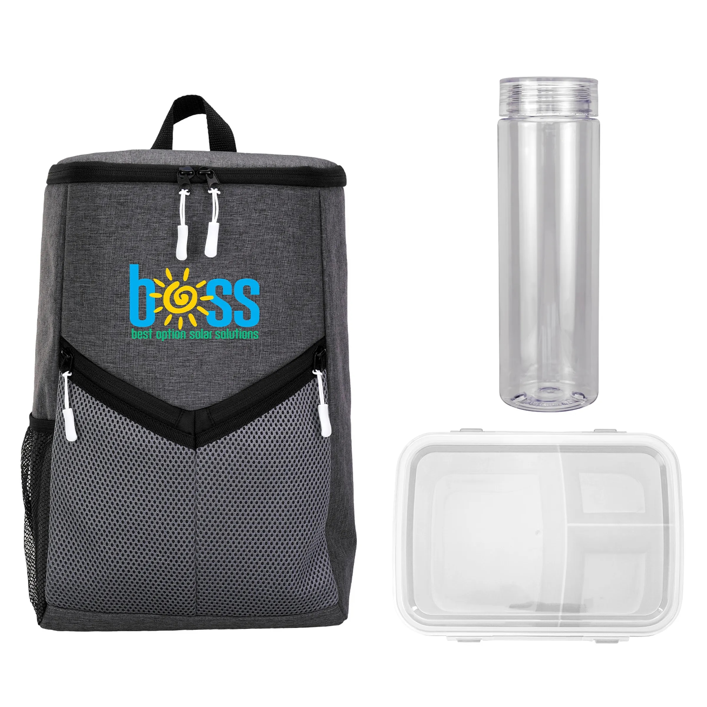 Victory Cooler Backpack Lunch & Drink Set 9