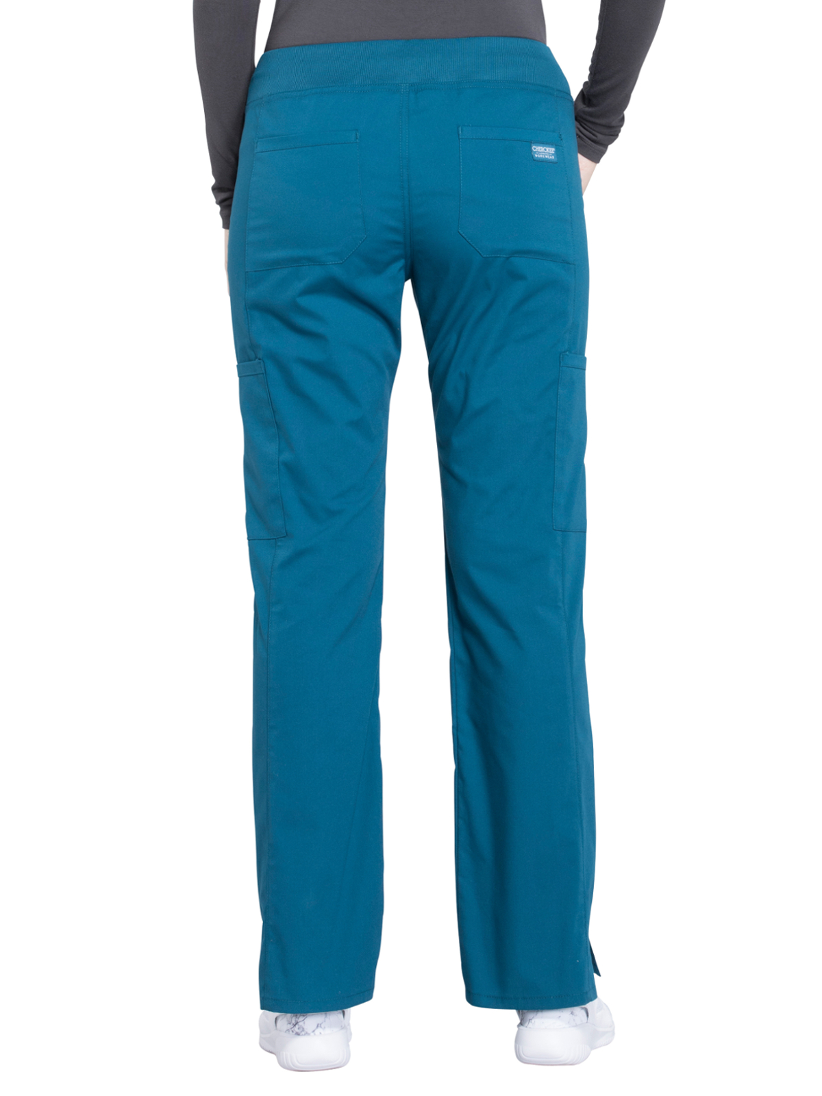 Cherokee - Workwear Professionals - Mid Rise Straight Leg Pull-on Cargo Pant 60