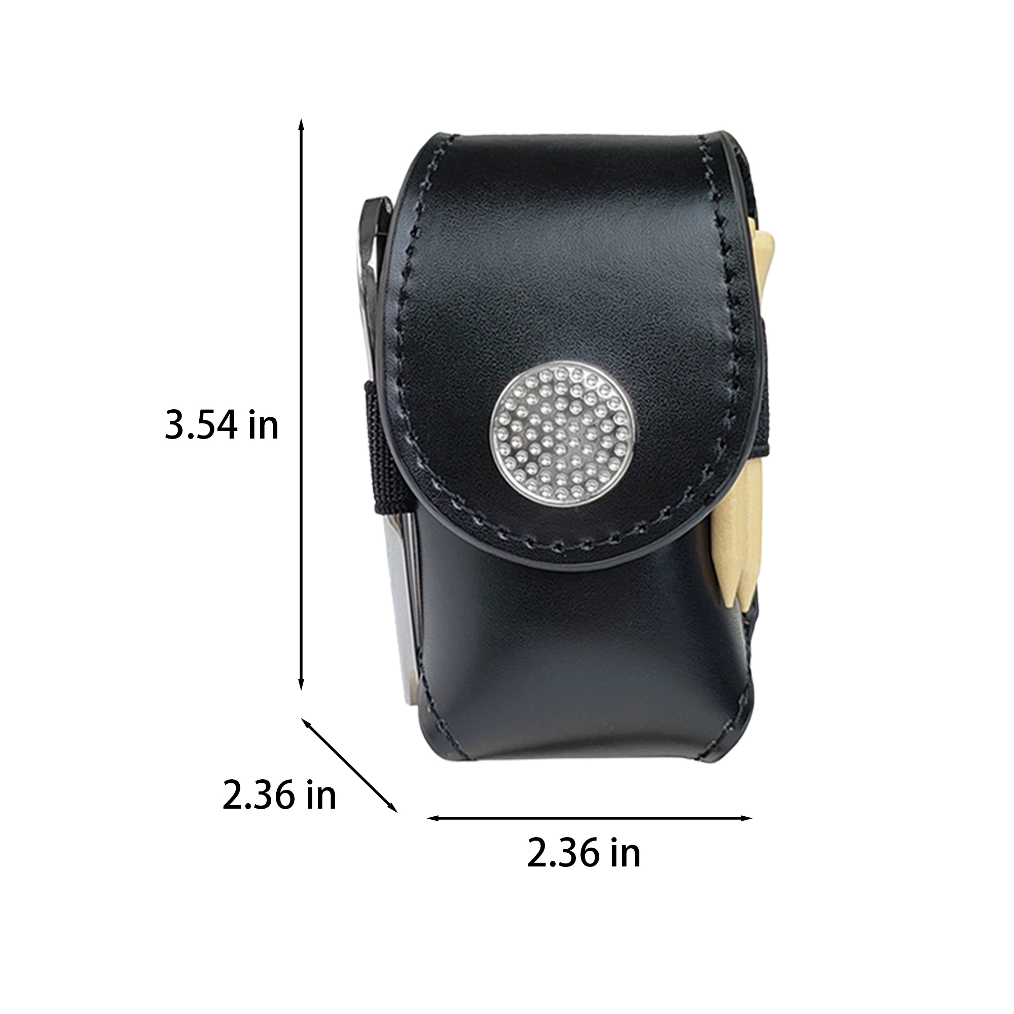 Leather Durable Golf Accessory Bag ?C Multi-Functional Design 2
