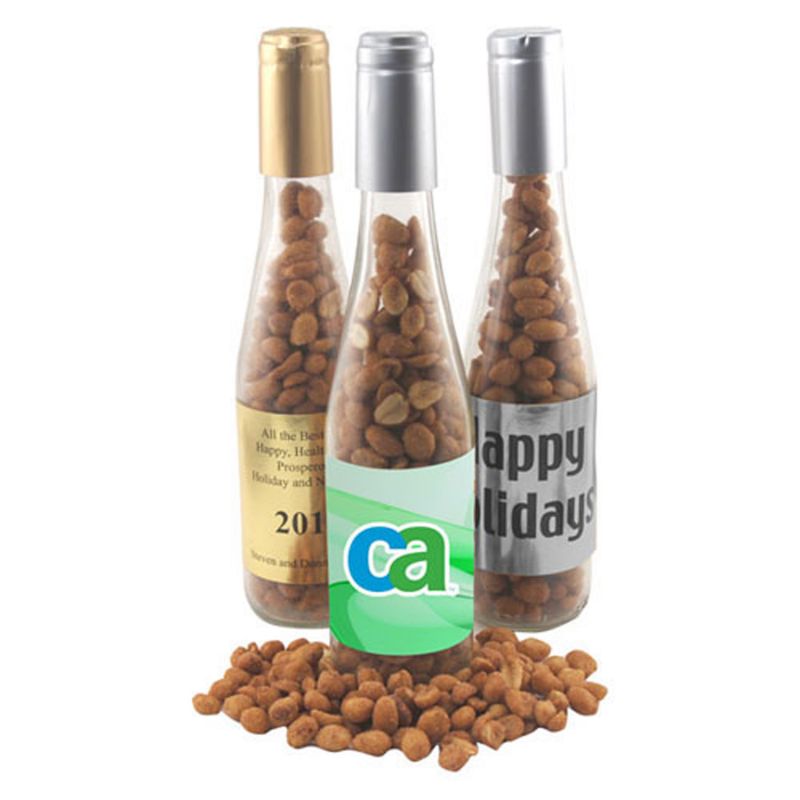 Champagne Bottle Honey Rst Peanuts 1