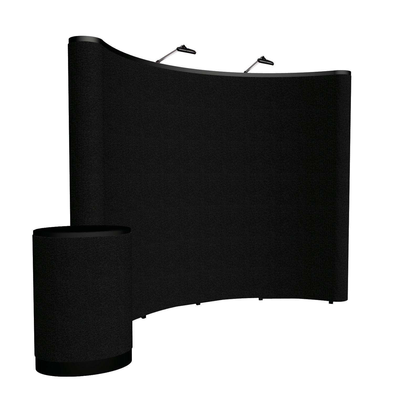 10' Curved ARISE Floor Display Kit (Fabric) 3
