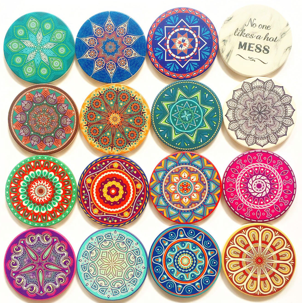 Round Cork Coaster 2