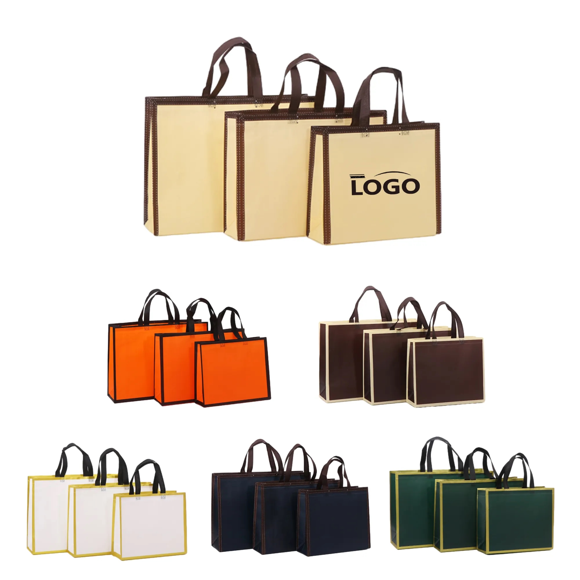 Thickened Non-Woven Tote Clothing Shopping Bag MOQ 100PCS 1