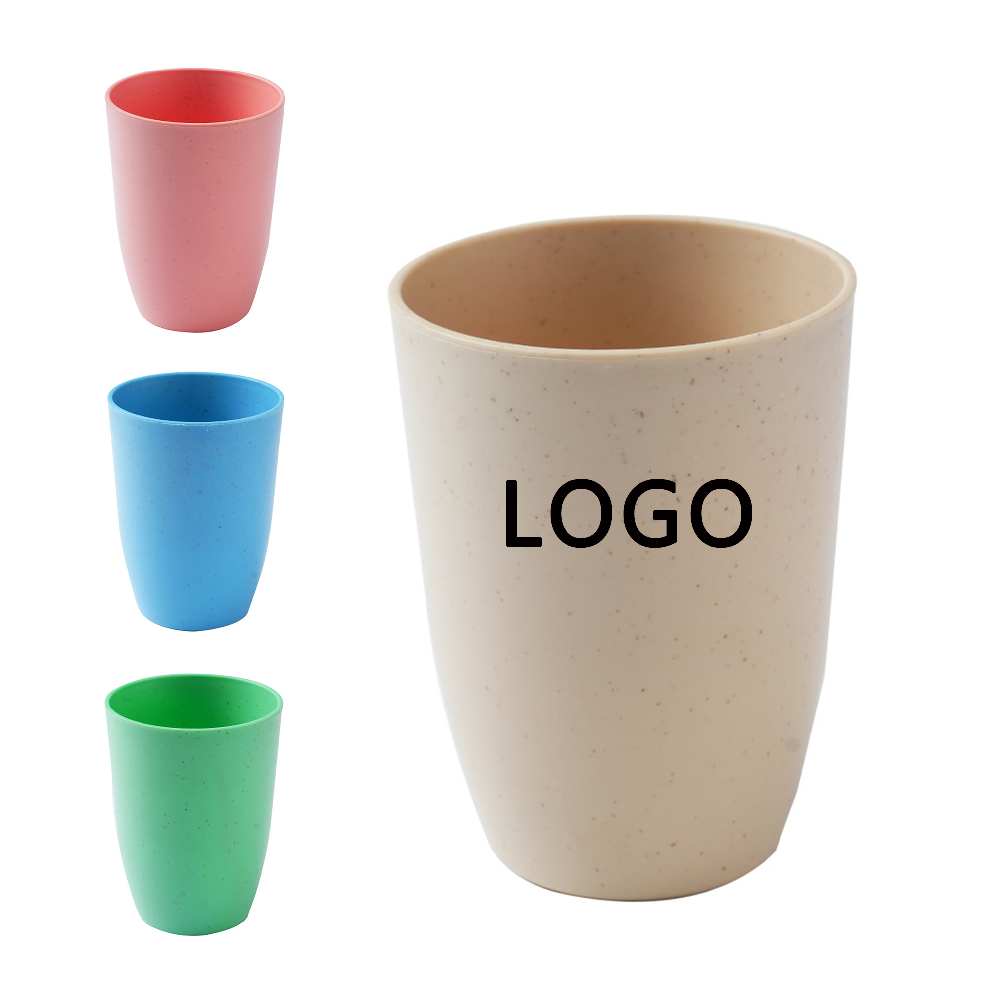 Eco-Friendly Biodegradable 12oz Wheat Straw PP Cup 2