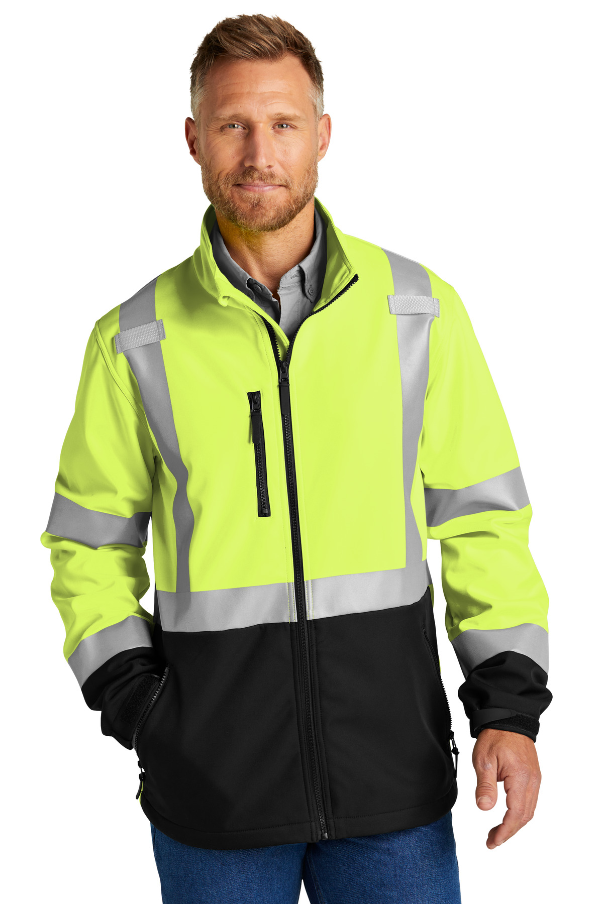 CornerStone ANSI 107 Class 3 Soft Shell Jacket CSJ503 10