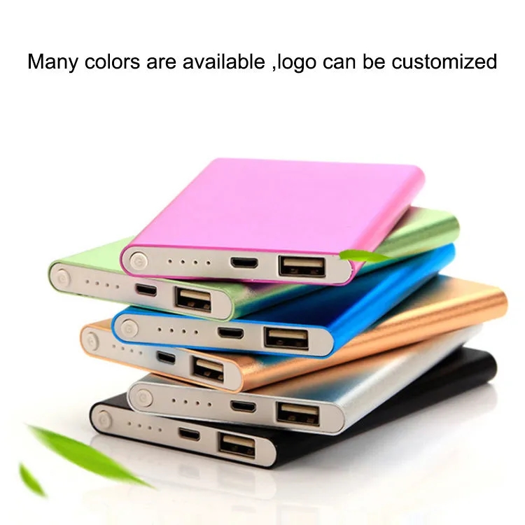 Slim Aluminum Universal Power Bank Charger-4000mAh 8