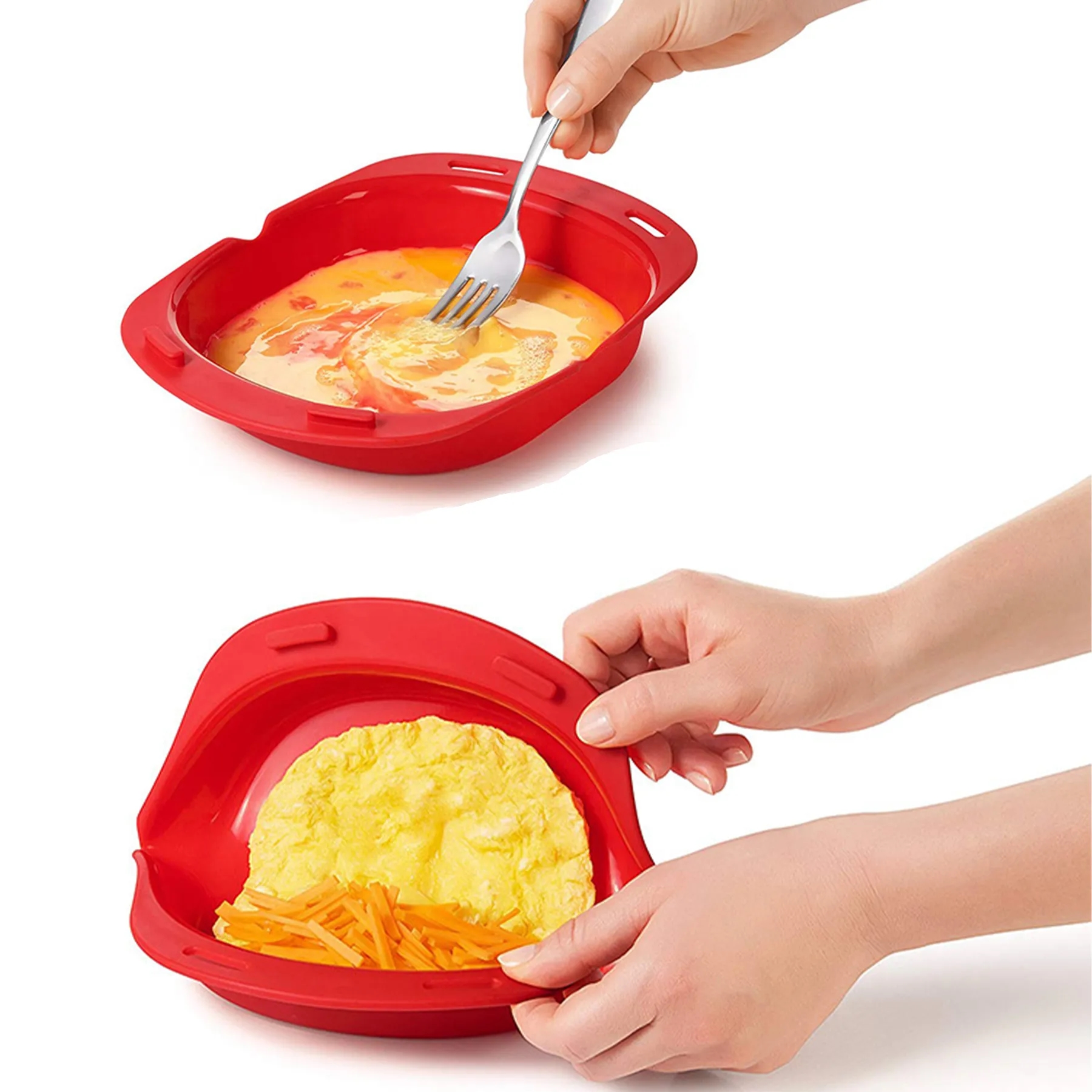 Silicone Omelet Baking Tray 2