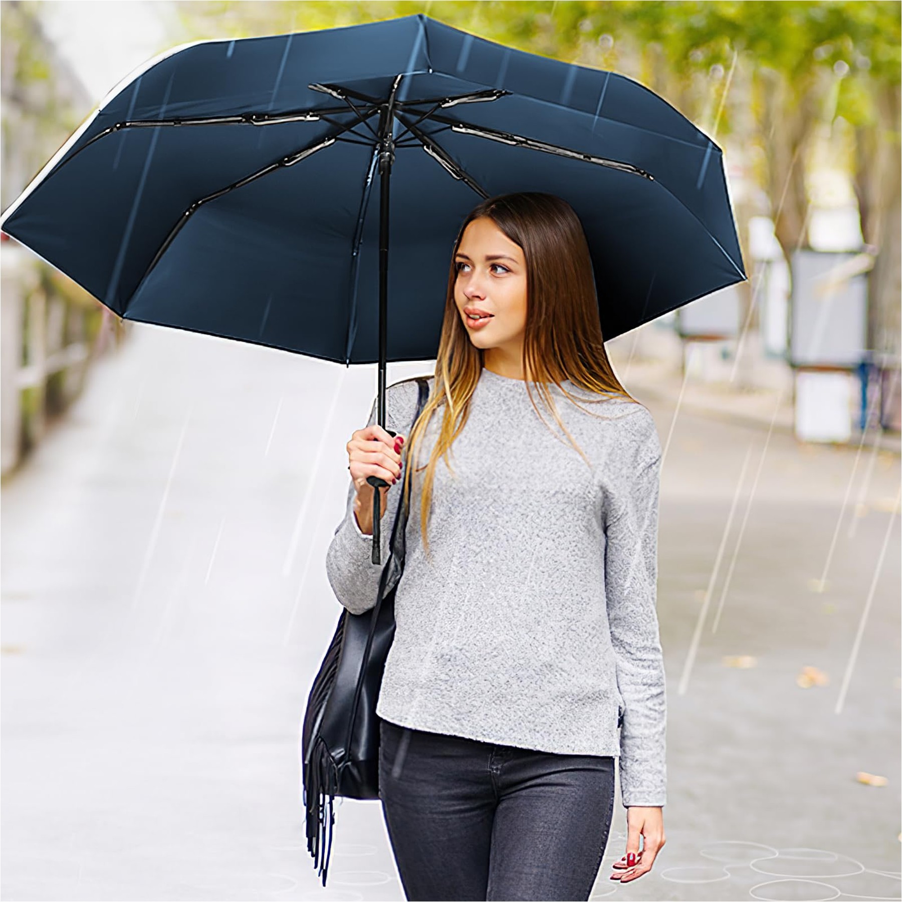 Classic Automatic Folding Umbrella 6