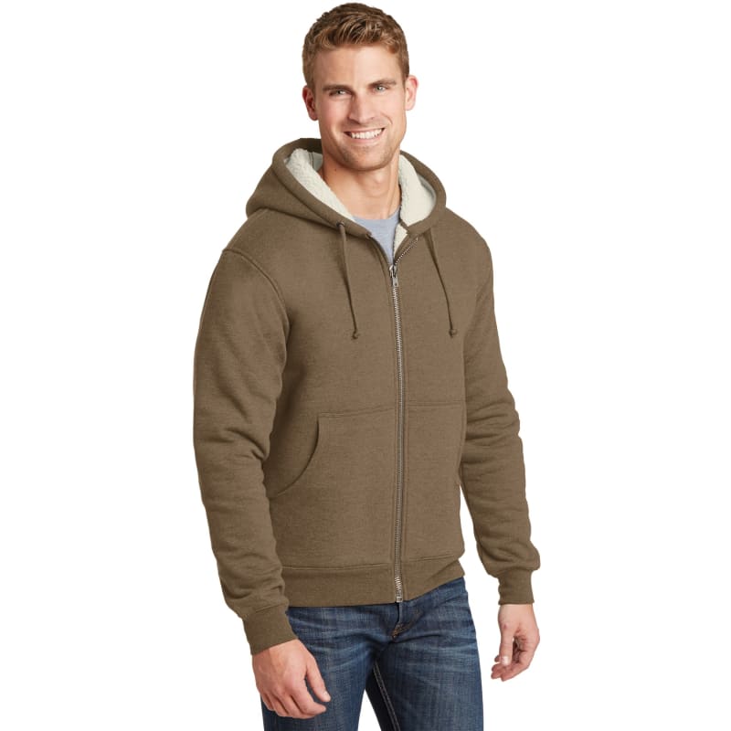 CornerStone Heavyweight Sherpa-Lined Hooded Fleece Jacket. 15