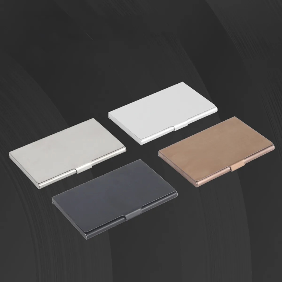 Aluminum Business Folder Credit Card Box Holder Unisex 5