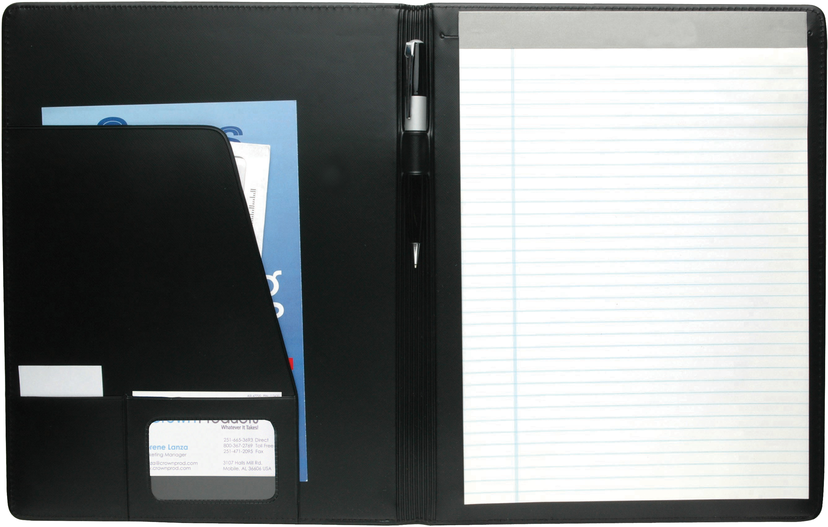 Good Value™ Executive Crescent Padfolio 5