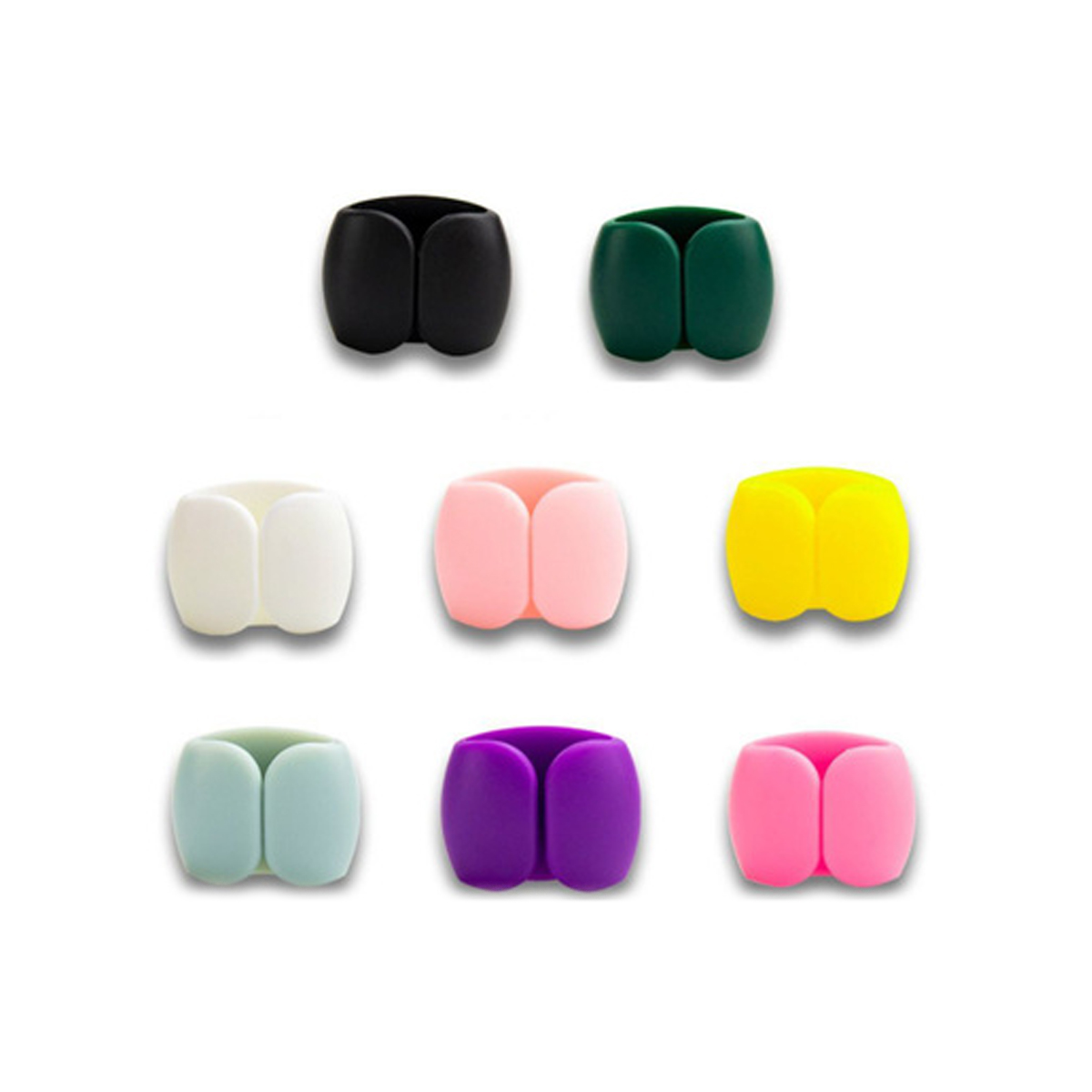Desktop Cable Organizer Clip With Adhesive Backing 4
